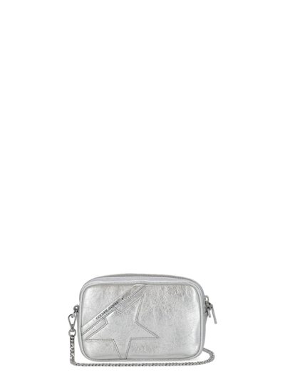Golden Goose Mini Star Shoulder Bag In Silver