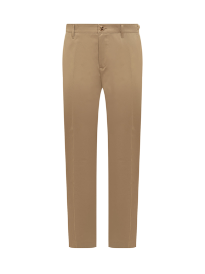 Versace Medusa Trousers In Sand