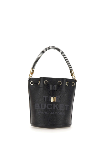 Marc Jacobs The Bucket Leather Bag In Black