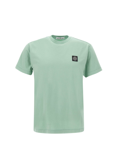 Stone Island Cotton T-shirt In Green
