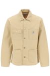 Carhartt Michigan Denim Jacket In Boubon Bourbon (beige)
