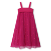 Chloé Star-print Silk Dress In Pink