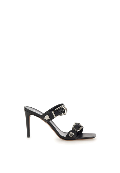 Paris Texas Ursula Mule Heels Black