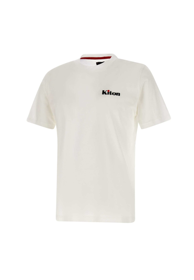 Kiton Cotton T-shirt In White