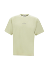 Stone Island Logoed T-shirt Raglan Sleeves In Green