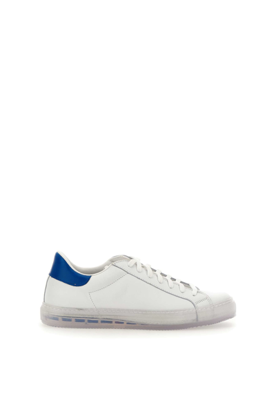 Kiton Leather Sneakers In White