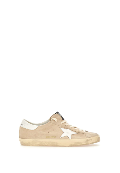 Golden Goose Superstar Classic Trainers In Beige/white