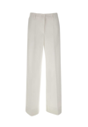 P.a.r.o.s.h White Pressed-crease Tailored Trousers In White
