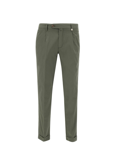 Myths Zeus-p Cotton Trousers In Green