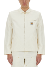 Carhartt Detroit Jacket Wax In Avorio