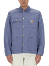 Carhartt Michigan Coat Dearborn Canvas In Blue