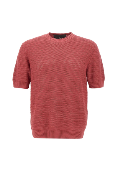 Filippo De Laurentiis Cotton Sweater In Red