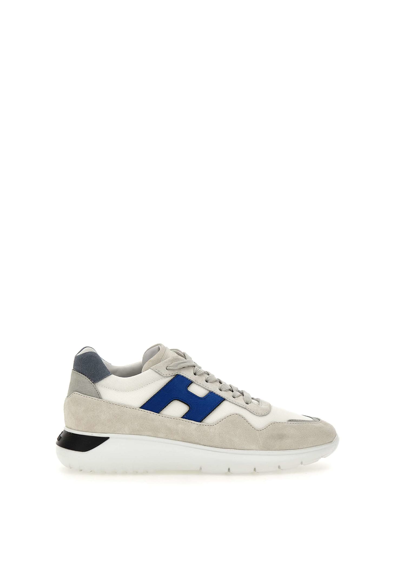 Hogan Interactive³ Sneakers In Grey/blue/white