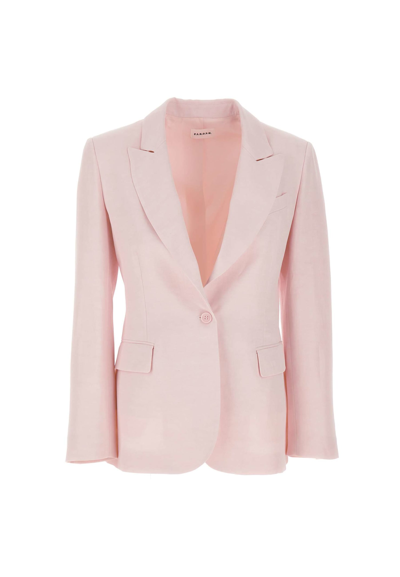 P.a.r.o.s.h Women's Single-breasted Blazer In Pink