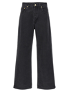 Jacquemus Black Le De-nmes Large Jeans In Black