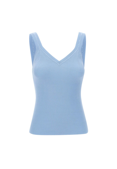 P.a.r.o.s.h Cipria24 Cotton Top In Blue