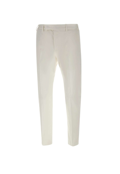 Pt01 Dieci Trousers In White