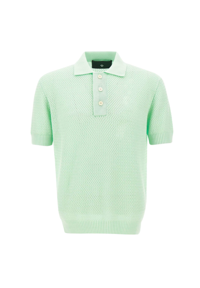 Filippo De Laurentiis Cotton Polo Shirt In Green