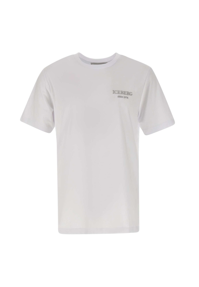 Iceberg Cotton Jersey T-shirt In White