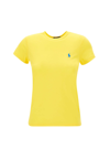 Polo Ralph Lauren Coastal Yellow Cotton T-shirts And Polos In Yellow