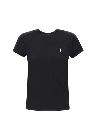 Polo Ralph Lauren Cotton T-shirt In Black