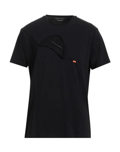 Daniele Alessandrini Man T-shirt Black Size Xl Cotton