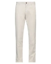 Fradi Man Pants Beige Size 28 Cotton, Elastane