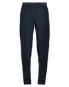 Emporio Armani Man Pants Navy Size 38 Cotton, Silk In Navy Blue