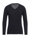 DRUMOHR DRUMOHR MAN SWEATER MIDNIGHT BLUE SIZE 46 CASHMERE