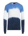 Macchia J Man Sweater Pastel Blue Size L Cotton In Blue