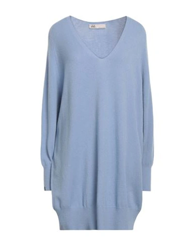 Lola Sandro Ferrone Woman Sweater Light Blue Size M Viscose, Polyester, Polyamide