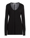 Quantum Courage Woman T-shirt Black Size M Viscose In Black