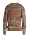 Ader Error Man Sweater Orange Size 2 Acrylic, Nylon, Alpaca Wool, Wool In Orange