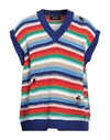 Dsquared2 Man Sweater Blue Size S Cotton, Linen In Blue