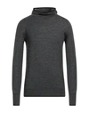 JIL SANDER+ JIL SANDER+ MAN SWEATER STEEL GREY SIZE 38 VIRGIN WOOL, POLYAMIDE