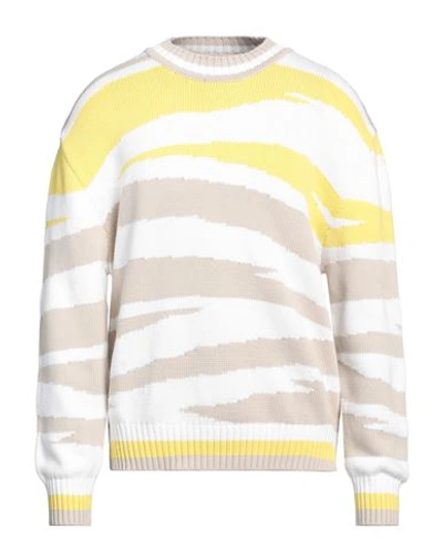 Missoni Intarsia Cotton-blend Jumper In White