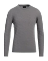 Giorgio Armani Man Sweater Grey Size 46 Virgin Wool, Polyester