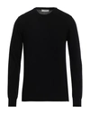 Alpha Studio Man Sweater Black Size 44 Wool, Cashmere