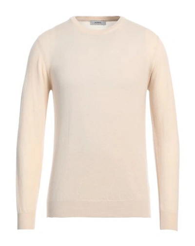 ALPHA STUDIO ALPHA STUDIO MAN SWEATER BEIGE SIZE 46 WOOL, CASHMERE