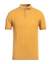 Privati Man Sweater Ocher Size M Cotton In Yellow