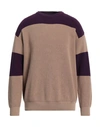 Emporio Armani Man Sweater Beige Size L Cotton In Beige