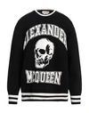 ALEXANDER MCQUEEN ALEXANDER MCQUEEN MAN SWEATER BLACK SIZE L WOOL, CASHMERE