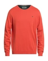 Fred Mello Man Sweater Orange Size 3xl Cotton