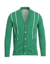 Gallia Man Cardigan Green Size 42 Cotton