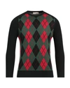 Cashmere Company Man Sweater Dark Green Size 42 Wool, Cashmere, Nylon, Silk In Green
