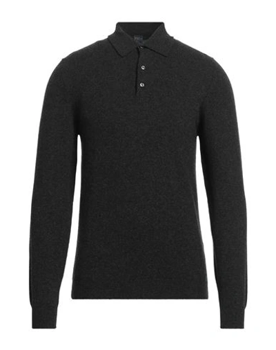 Fedeli Man Sweater Steel Grey Size 50 Cashmere