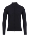 Cashmere Company Man Cardigan Midnight Blue Size 36 Wool, Cashmere In Blue