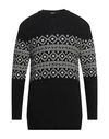 Cashmere Company Man Sweater Midnight Blue Size 44 Wool, Alpaca Wool In Blue
