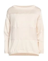 ROSSOPURO ROSSOPURO WOMAN SWEATER CREAM SIZE M COTTON