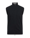 Cashmere Company Man Cardigan Midnight Blue Size 40 Wool, Cashmere In Blue